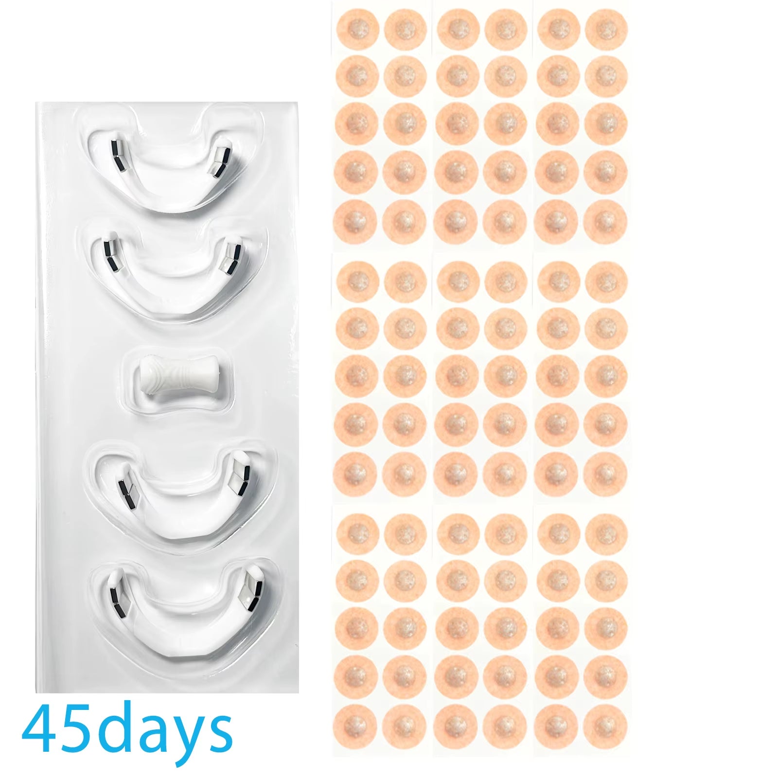 30-Day Snoring Relief Kit: Magnetic Nasal Strips & Breathing Dilators for Better Sleep