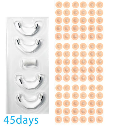 30-Day Snoring Relief Kit: Magnetic Nasal Strips & Breathing Dilators for Better Sleep
