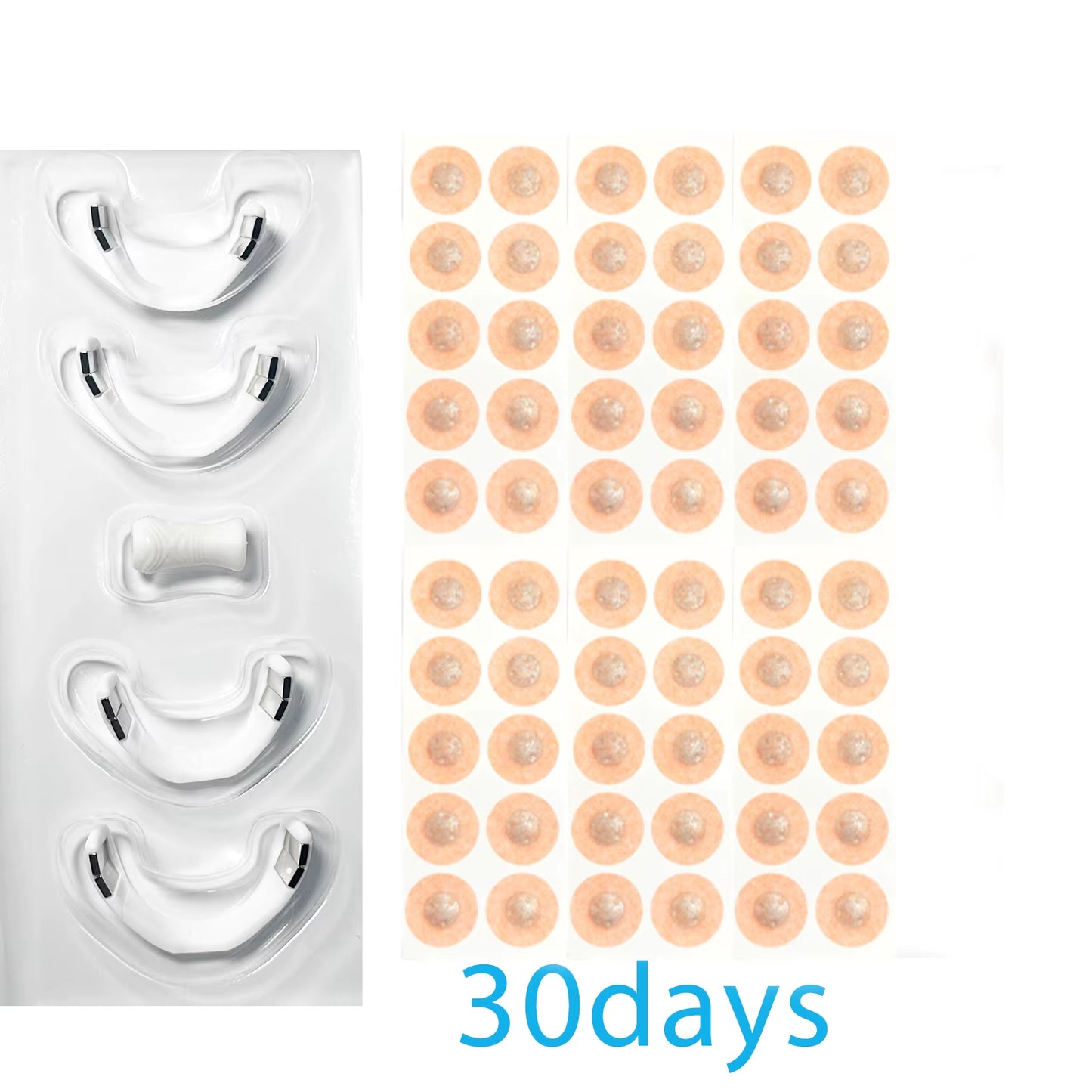 30-Day Snoring Relief Kit: Magnetic Nasal Strips & Breathing Dilators for Better Sleep