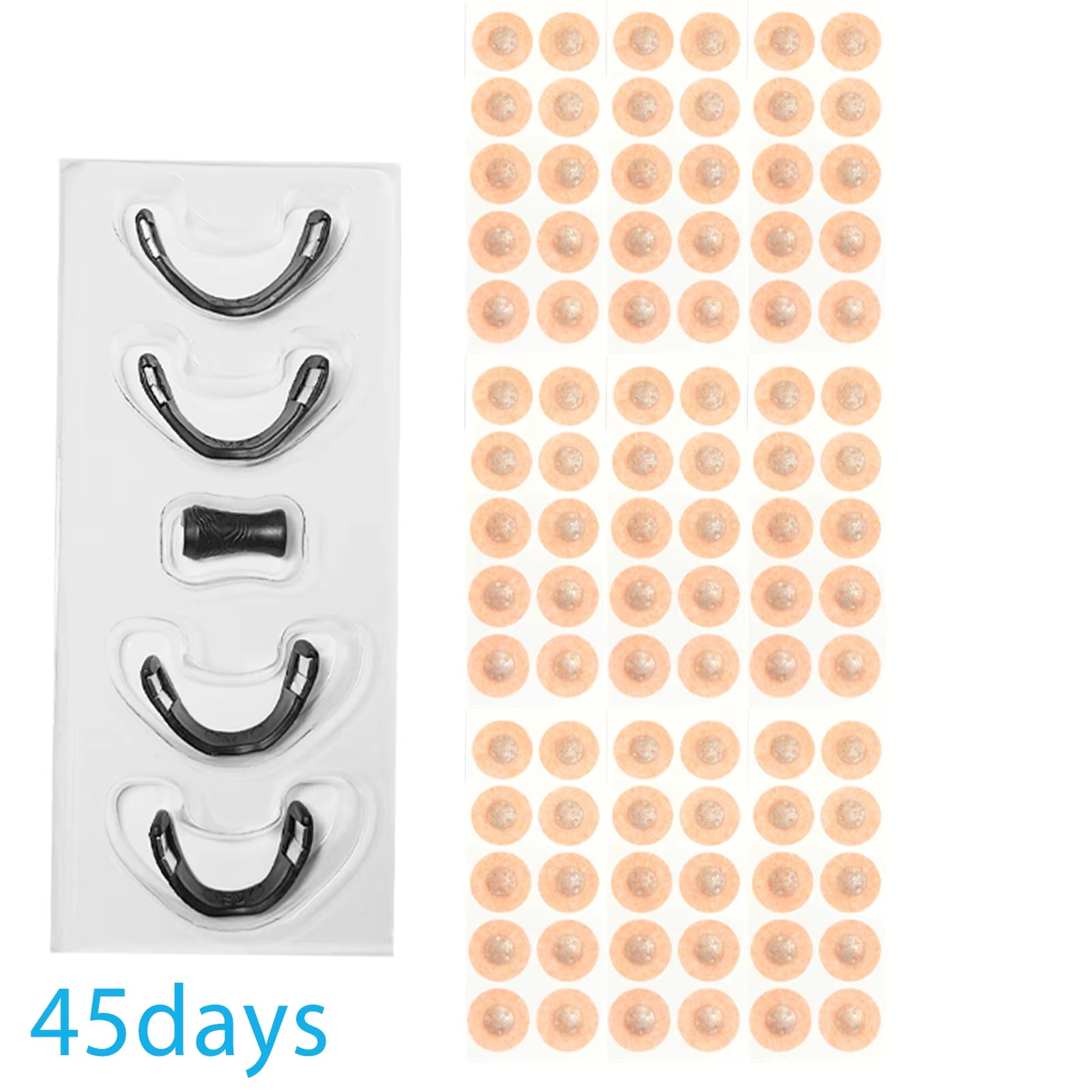 30-Day Snoring Relief Kit: Magnetic Nasal Strips & Breathing Dilators for Better Sleep
