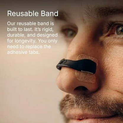 Magnetic Nasal Breathing Dilator (Starter 30 Day Kit) — Comfort Fit Strips for Sleep, Sport & Everyday Use