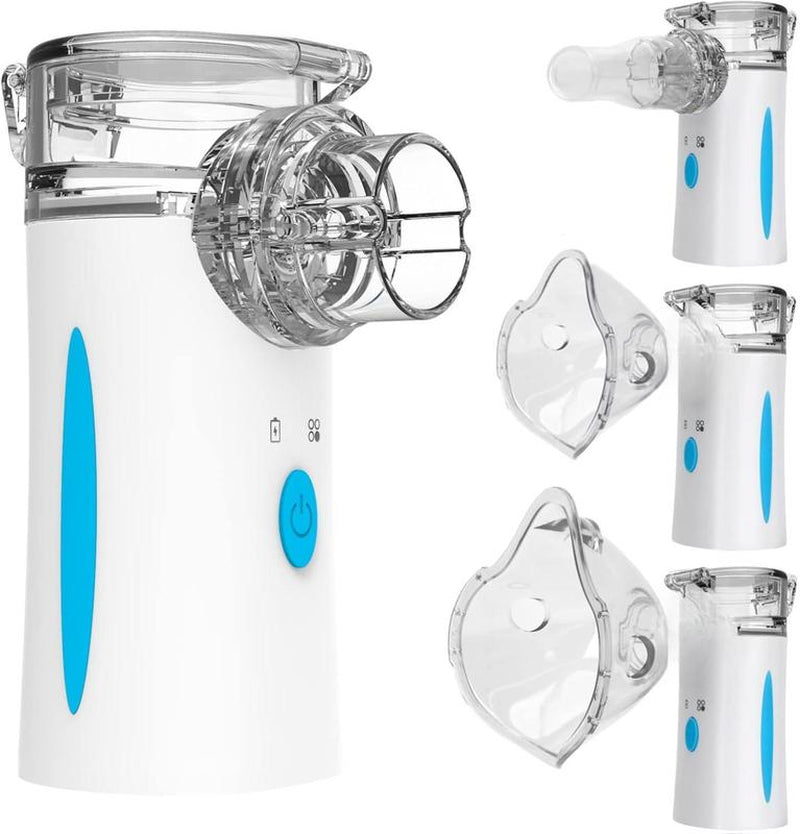 Discover the Ultrasonic Nebulizer: Rechargeable, Portable Relief for Breathing Problems - Ideal for Adults and Kids with Self-Cleaning Function
