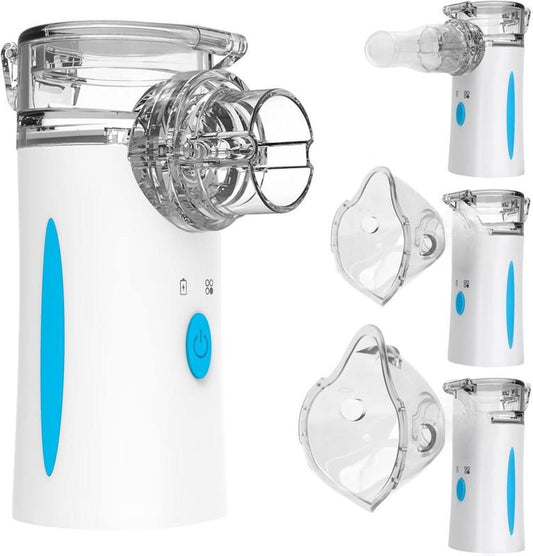 Discover the Ultrasonic Nebulizer: Rechargeable, Portable Relief for Breathing Problems - Ideal for Adults and Kids with Self-Cleaning Function